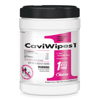 WIPE, WET DISINF CAVIWIPES1 6"X6 3/4" (160/CN 12CN/CS)