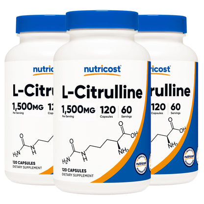 VITAMIN, CAP L-CITRULLINE 1500MG (120/BT 12BT/CS)
