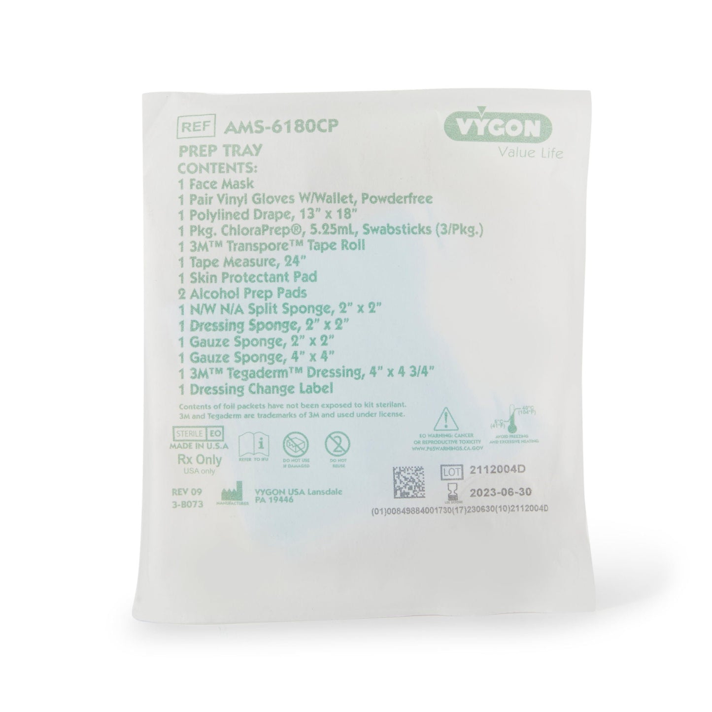 PREP TRAY, W/CHLORAPREP (20/CS)