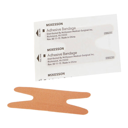 BANDAGE, ADHSV FABR KNCKL 1.5X3 (100/BX 24BX/CS)