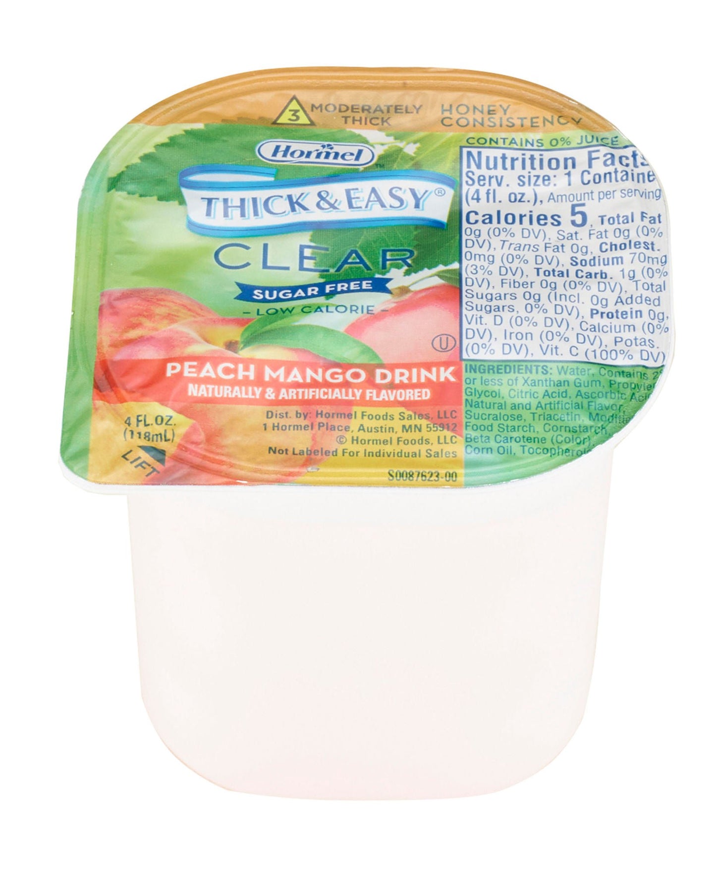 THICKENER, THICK N EASY DRINK SF PCH MANGO HNY 4OZ (24/CS)