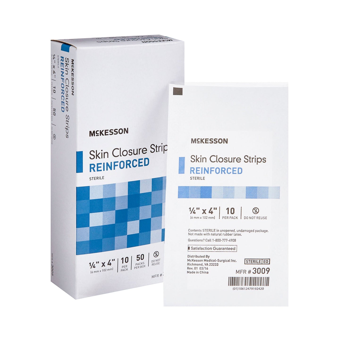 CLOSURE, SKIN REINF LF 1/4X4" (10/PK 50PK/BX 4BX/CS)