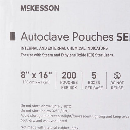 POUCH, SELF SEAL ECON 8X16 (200/BX 5BX/CS)