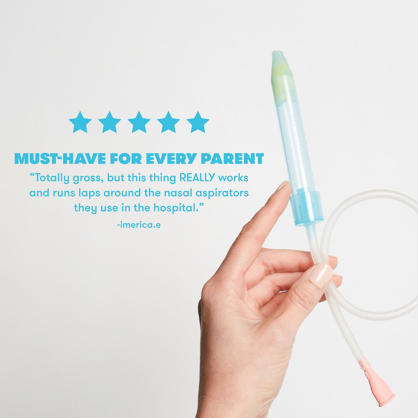 ASPIRATOR, NASAL BABY SNOTSUCKER NOSEFRIDA (72/CS)
