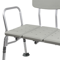 BENCH, TRANSFER W/BACK ALUM FRAME 400LBS (2/CS)
