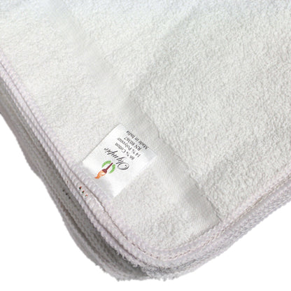 WASHCLOTH, ELEGENCE 1LB WHT 12"X12" (25DZ/CS)