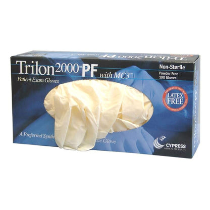 GLOVE, EXAM VNYLSTRCH LG N/S TRILON-2000 (100/BX 10BX/CS)