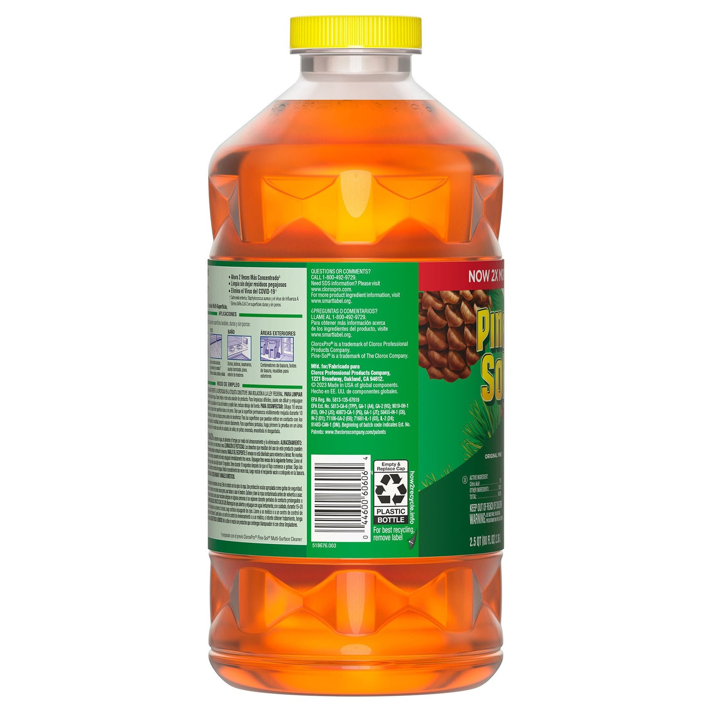 CLEANER, CONCENTRATED PINE-SOLPINE SCENT 80OZ (3/CS)