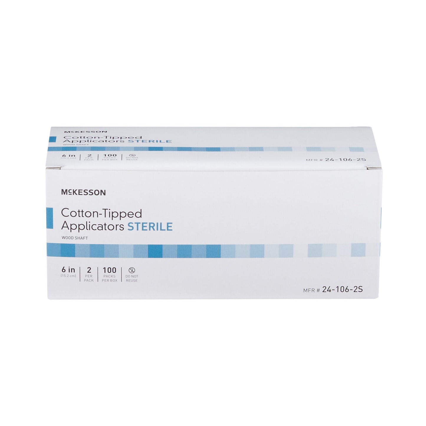 APPLICATOR, COTTONTIP STR 6" (2/PK 100PK/BX 10BX/