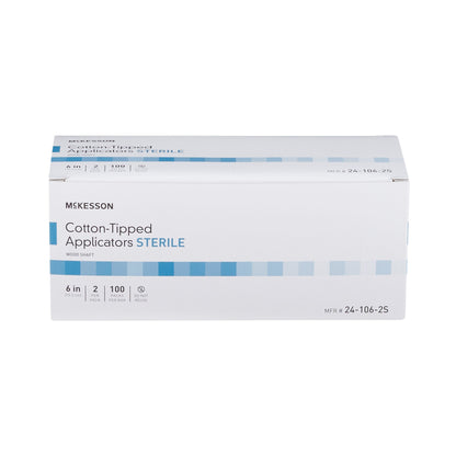 APPLICATOR, COTTONTIP STR 6" (2/PK 100PK/BX 10BX/