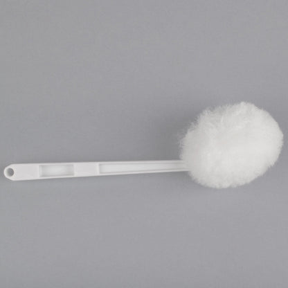 BRUSH, TOILET PUFF WHT (100/CS)