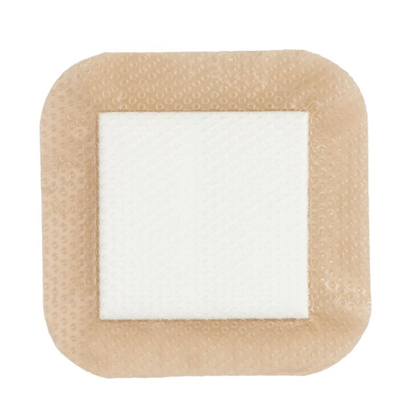 DRESSING, SIL BORDER 5LAYER ADH STR 4"X4" (10/BX 5BX/CS)