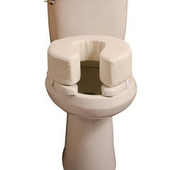 SEAT, TOILET CUSHIONED VNYL 4"