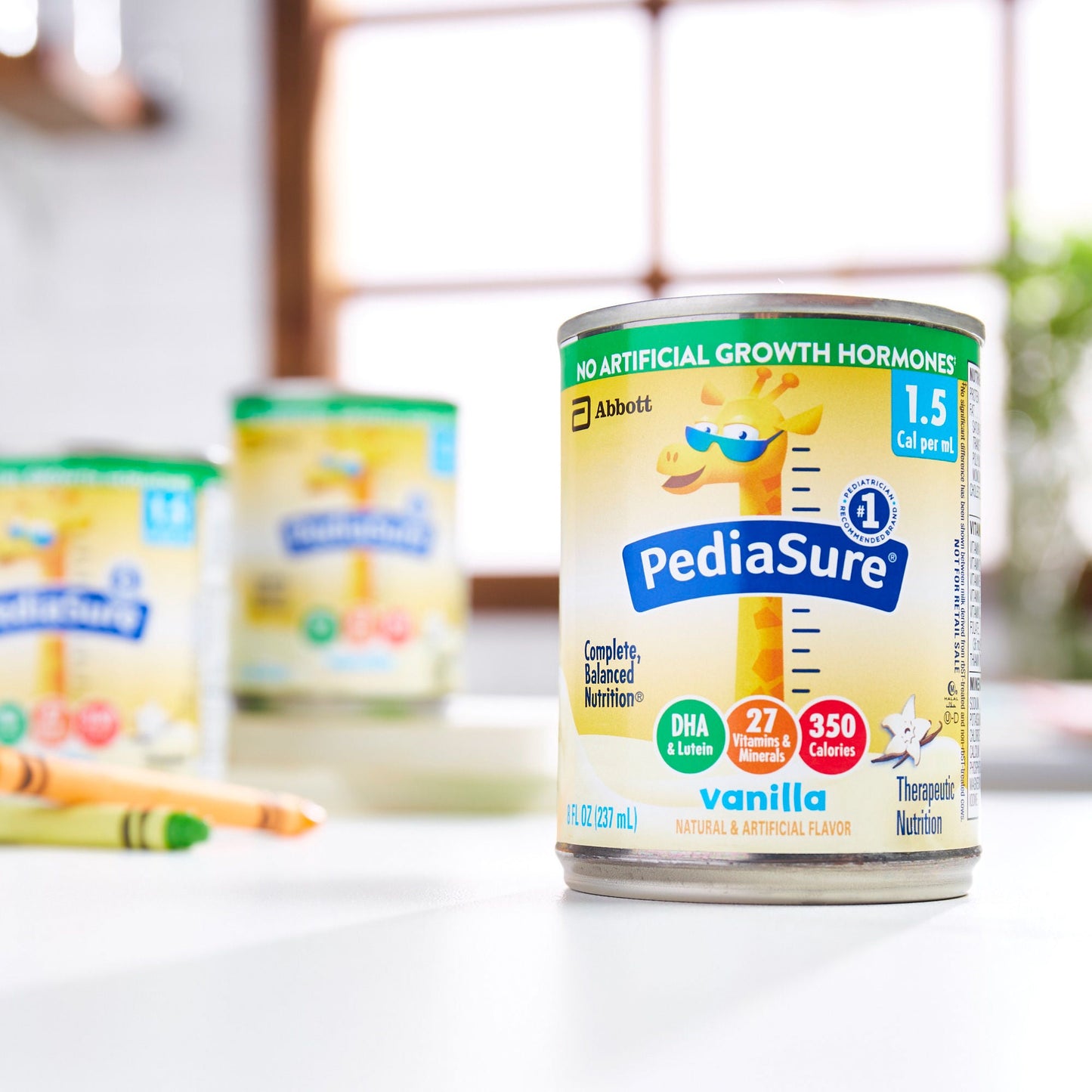 PEDIASURE, VANILLA 1.5 CAL 8OZ(24/CS)