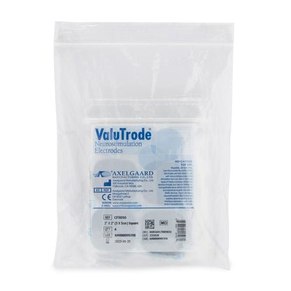 ELECTRODE TENS 2X2 SQ CL 4/BX 10BX/CS CARBON