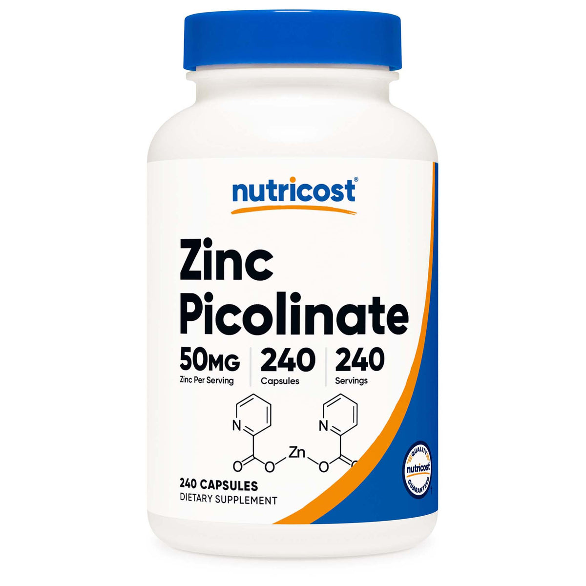 VITAMIN, CAP ZINC PICOLINATE 50MG (240/BT 12BT/CS)