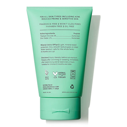 SUNSCREEN, CREAM KID SPF50 UNSCNTD WATERPRF (6/PK 8PK/CS)