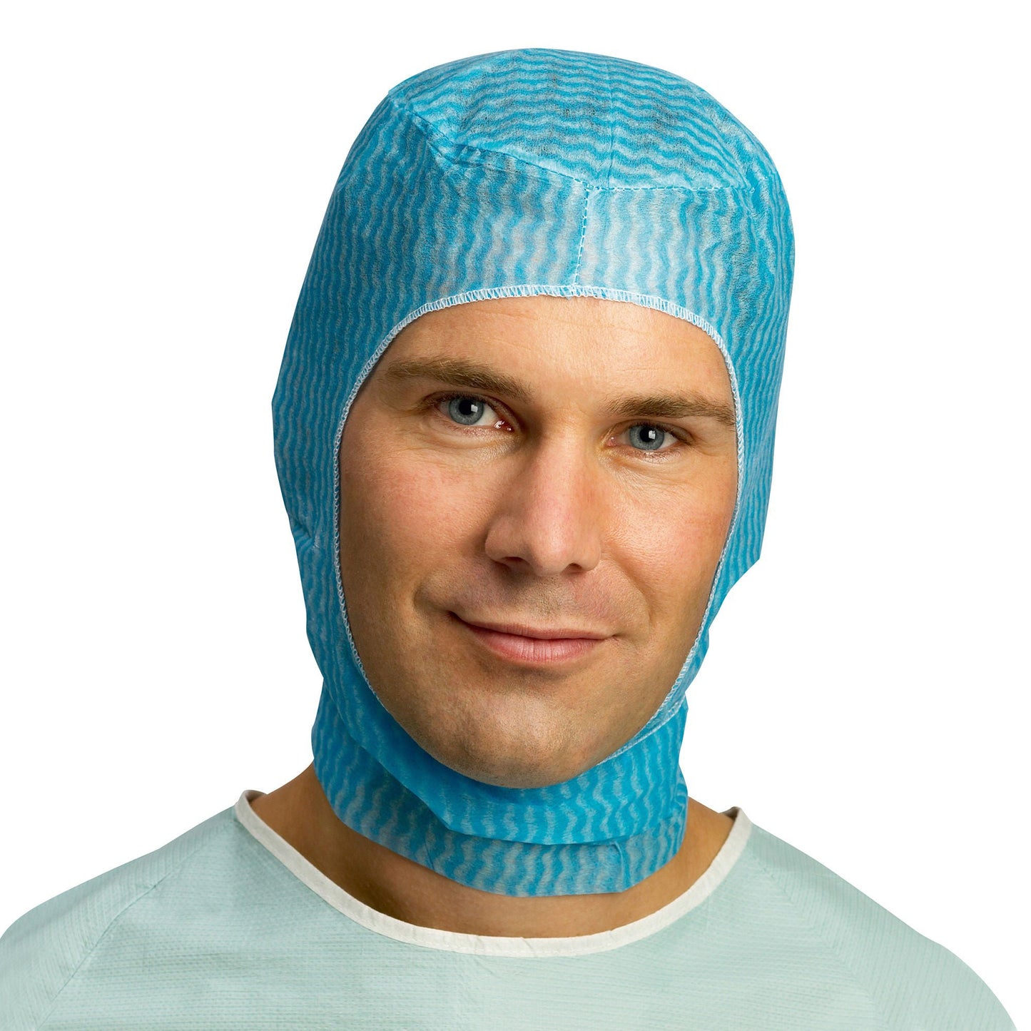HOOD, SURG TUCK BLU OSFM (100/BX 5BX/CS)