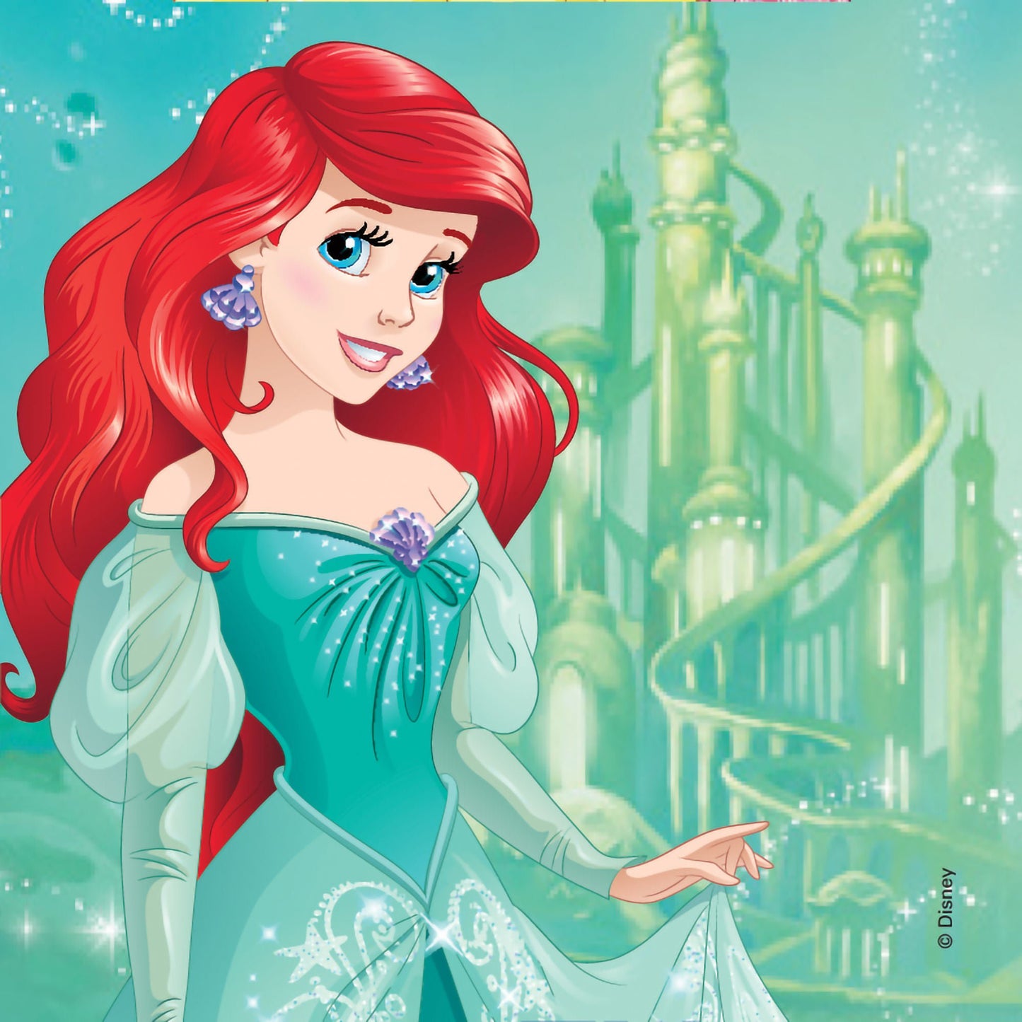 STICKERS, DISNEY PRINCESS CASTLES (90/PK)