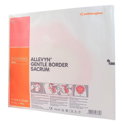 DRESSING, WND ALLEVYN GENTLE BRDR 8.5"X"X9"(10/BX