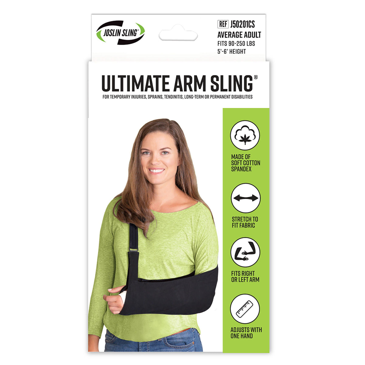 ARM SLING, ULTIMT AVG ADLT JOSLIN