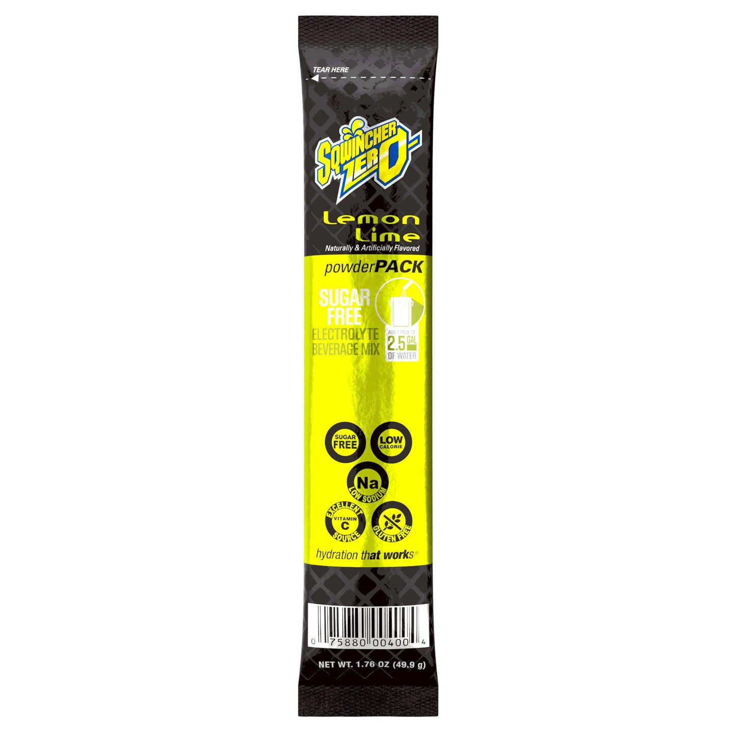 SQWINCHER ZRO, SUG FREE LMN LIME MAKES 2.5GL (8PK/BG 4BG/CS)