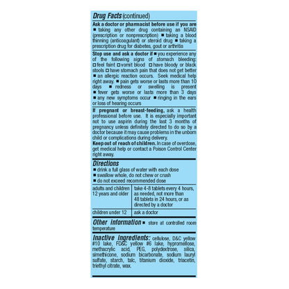 ASPIRIN, TAB 81MG (200/BT 12BT/CS)