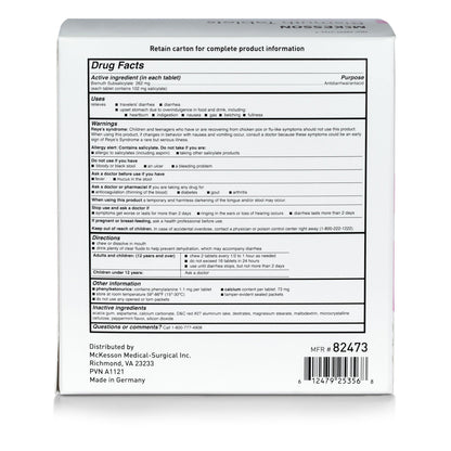 BISMUTH, TAB 262MG 100X2 (100/BX 12 BX/CS)