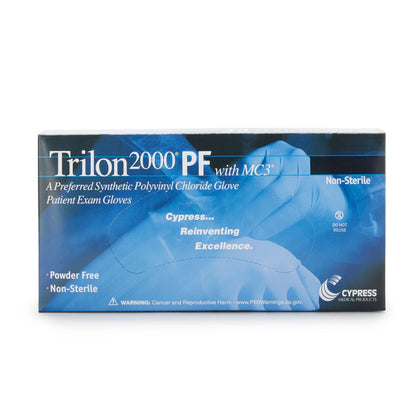 GLOVE, EXAM VNYLSTRCH LG N/S TRILON-2000 (100/BX 10BX/CS)