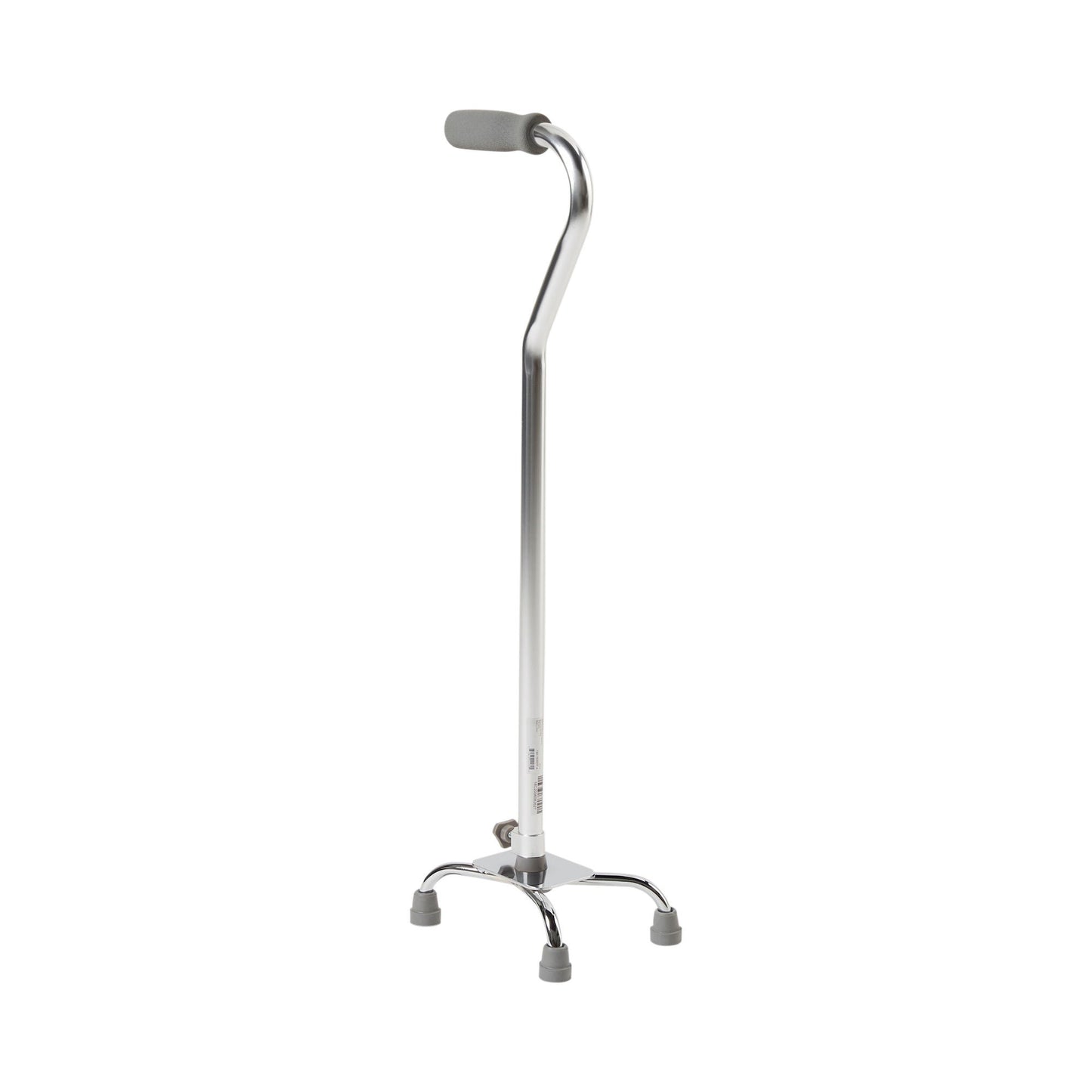 CANE, QUAD/SM BASE ALUM CHROME(4/CS)