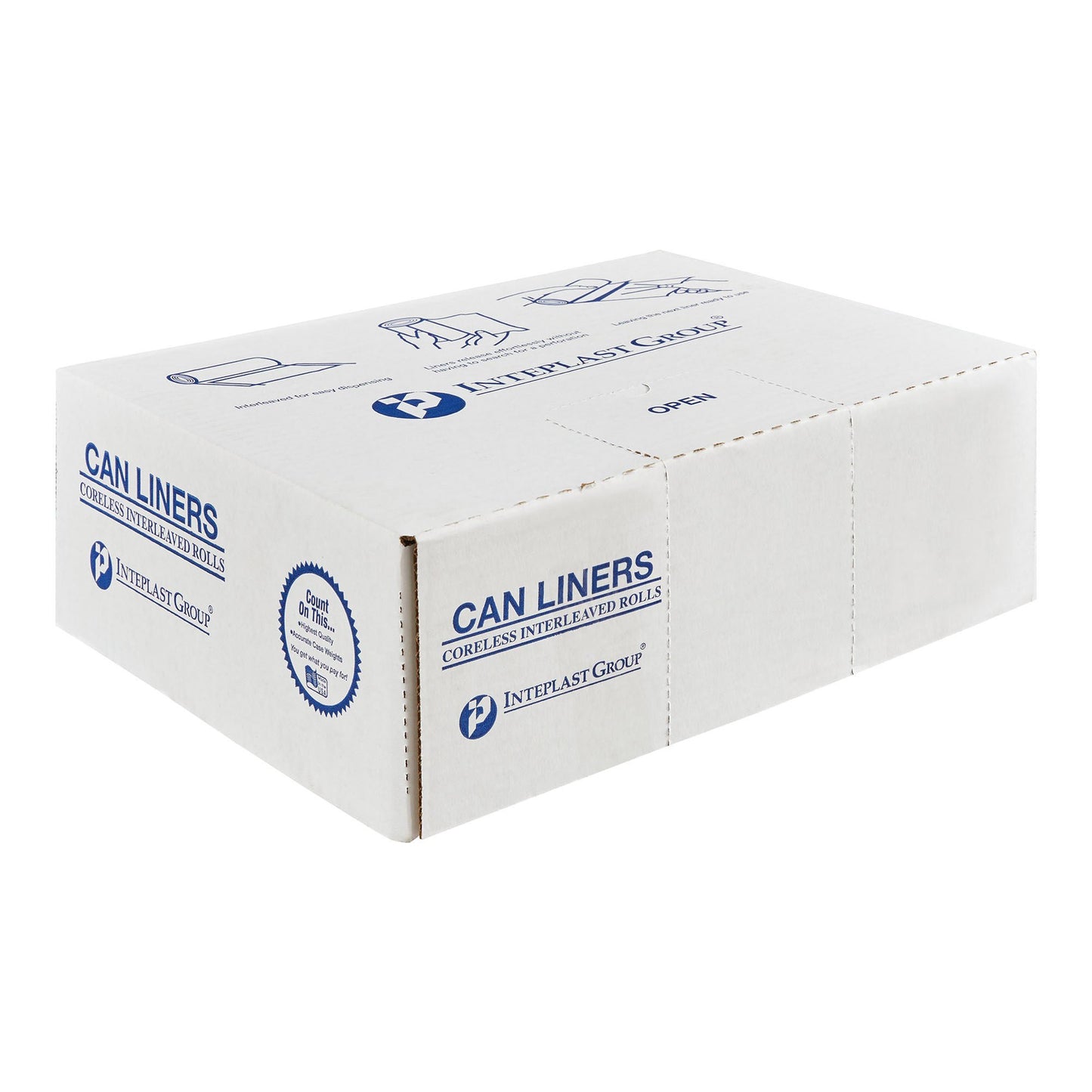 LINER, CAN CLR 0.70MIL 24"X32"12-16GL (500/CS)