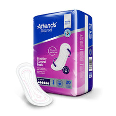 PAD, BLADDER CNTRL ULTIMATE ATTENDS DISCREET (20/BG 10BG/CS)