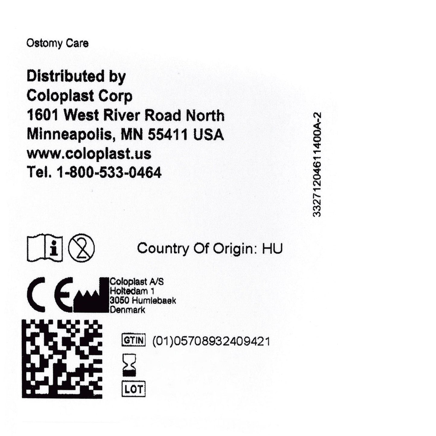 SEAL, F/OSTOMY POUCH BRAVA THIN 3/4"X2 1/4" (10/BX)