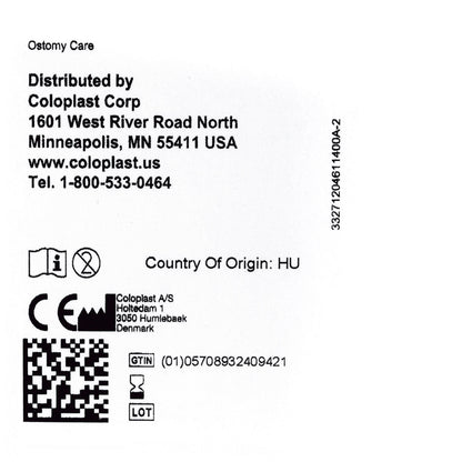 SEAL, F/OSTOMY POUCH BRAVA THIN 3/4"X2 1/4" (10/BX)