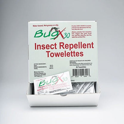 BUGX, TOWELETTE INSECT REPELLANT (50/CS)
