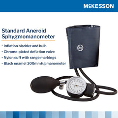 SPHYG, ANEROID STD LF NVY LG ADLT (1/BX)