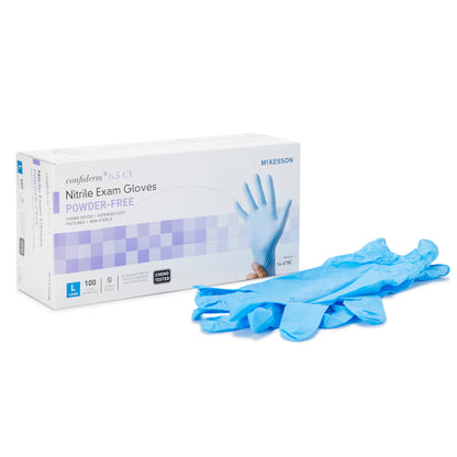 GLOVE, EXAM NTRL LG N/S EXTCF CHEMO 6.5CX (100/BX 10BX/CS)