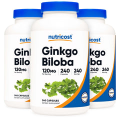 VITAMIN, CAP GINKGO BILOBA 120MG (240/BT 12BT/CS)