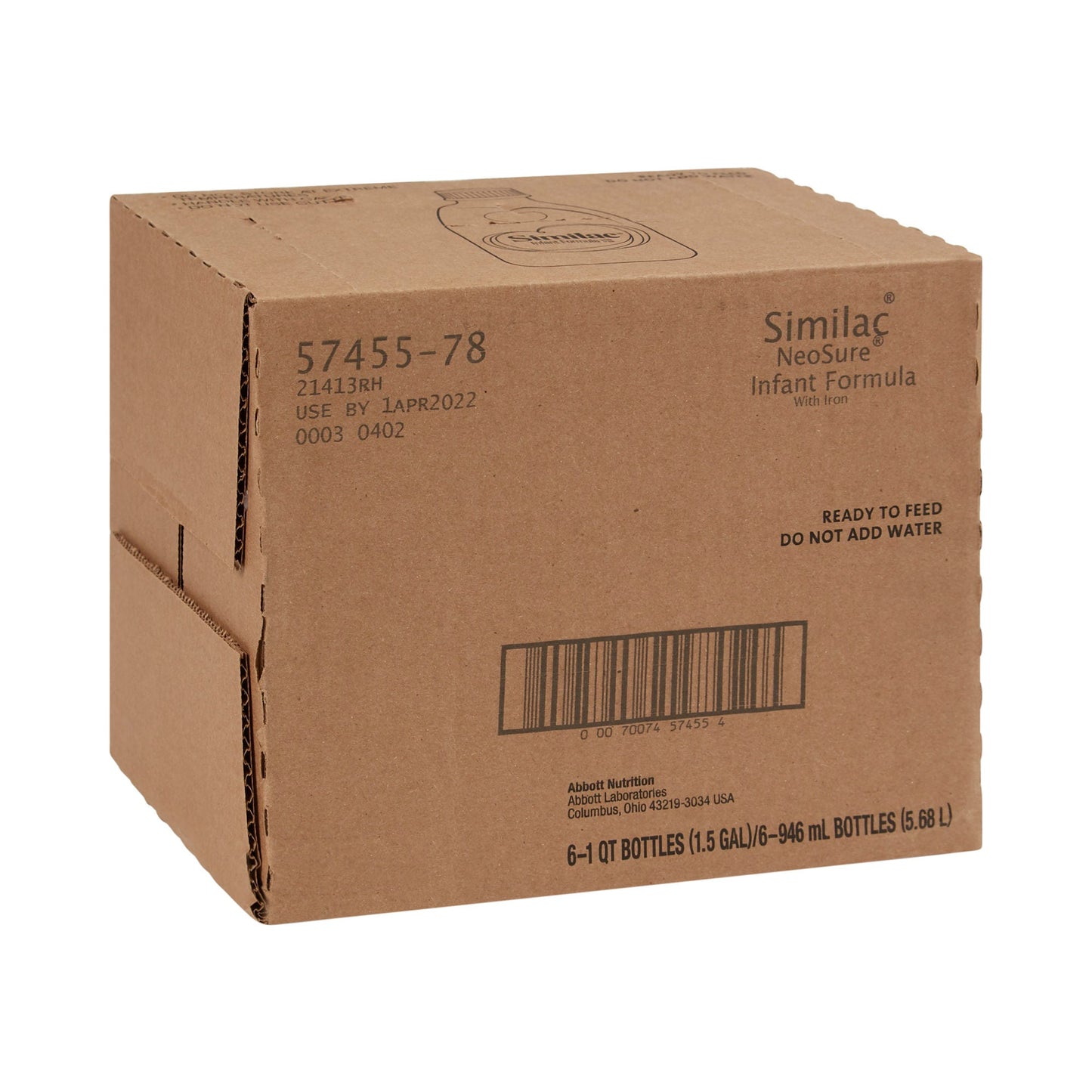 SIMILAC EXPERT CARE NEOSURE, RTF 1QT BTL (6/CS)