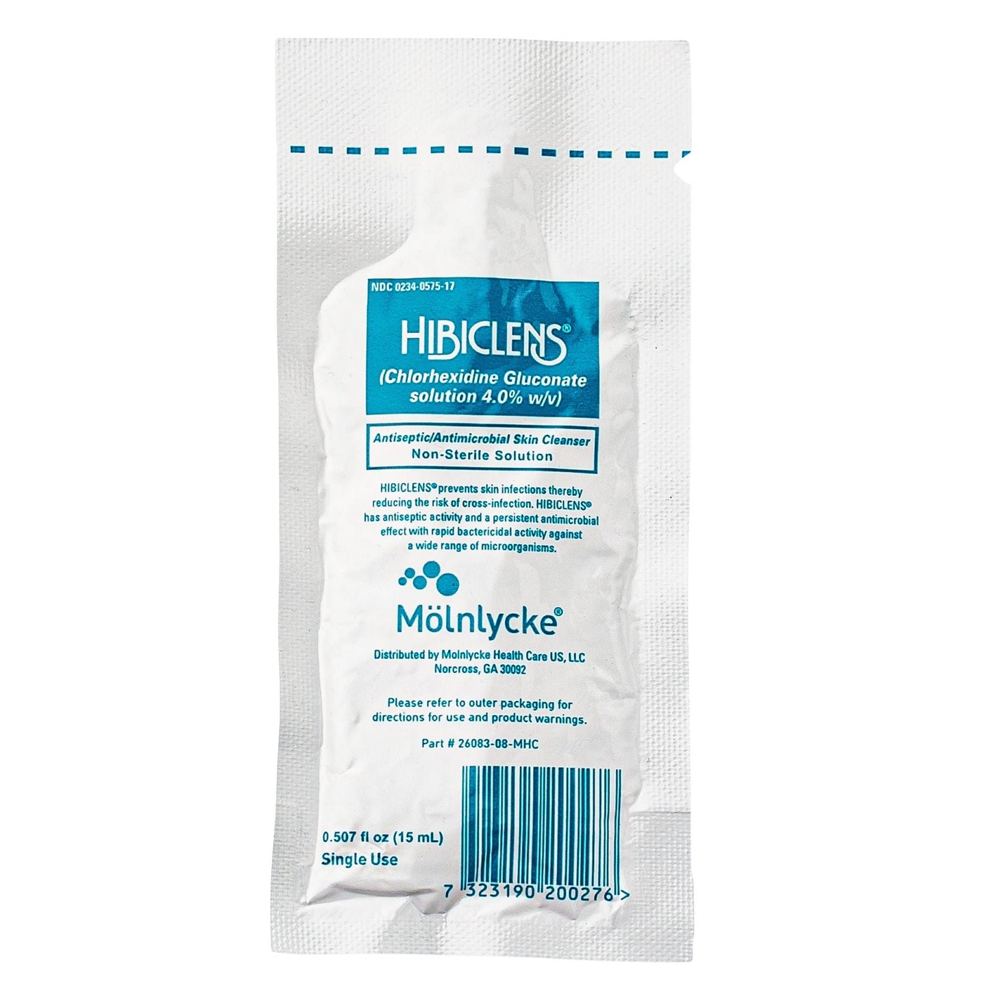 CLEANSER, HIBICLENS 4% CHG SCRUB 15ML (50/BX)