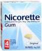 NICORETTE, GUM ORIG 4MG (110/BX)