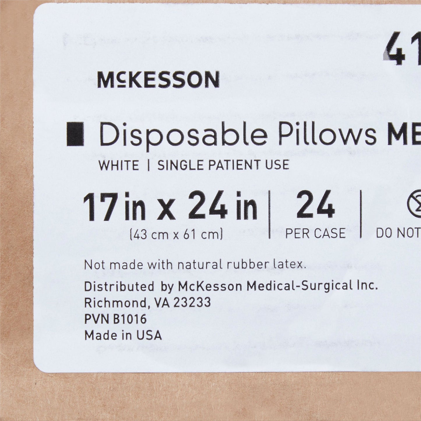 PILLOW, DISP MED LOFT WHT 17X24 (24/CS)