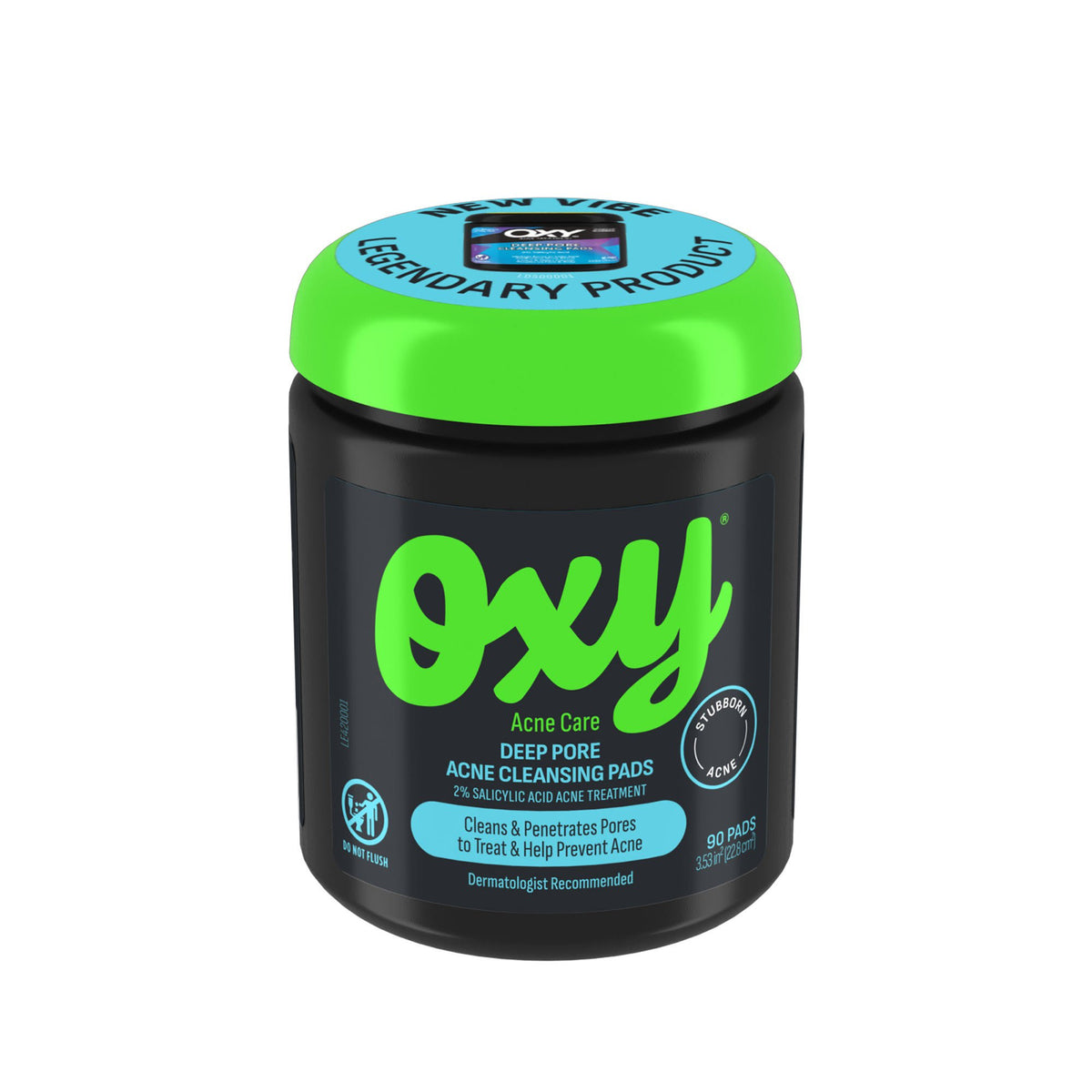 PAD, CLEANS OXY ACNE DAILY 2%SALIC ACID (90PD/EA)
