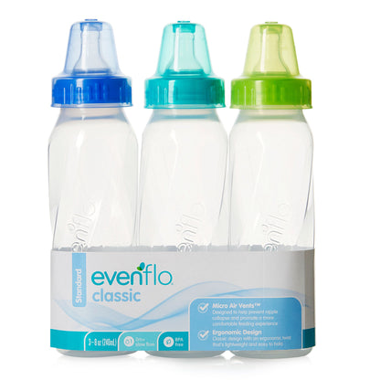 BOTTLE, CLASSIC TWIST PP CLR 8OZ (3/PK 12PK/CS)