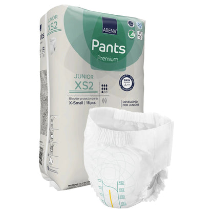 UNDERWEAR, INCONT ABENA PROT PREM JUNIOR XS2 XSM (18/PK)