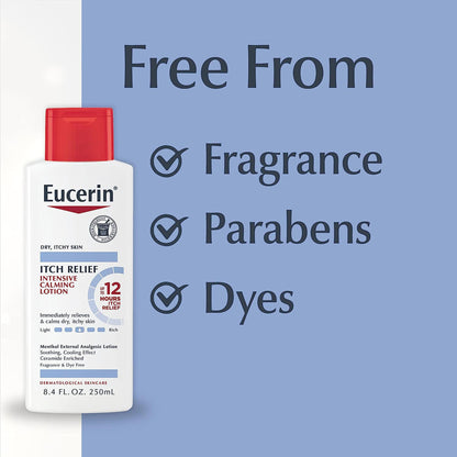 EUCERIN, LOT ITCH RELIEF CALMING 8.4OZ