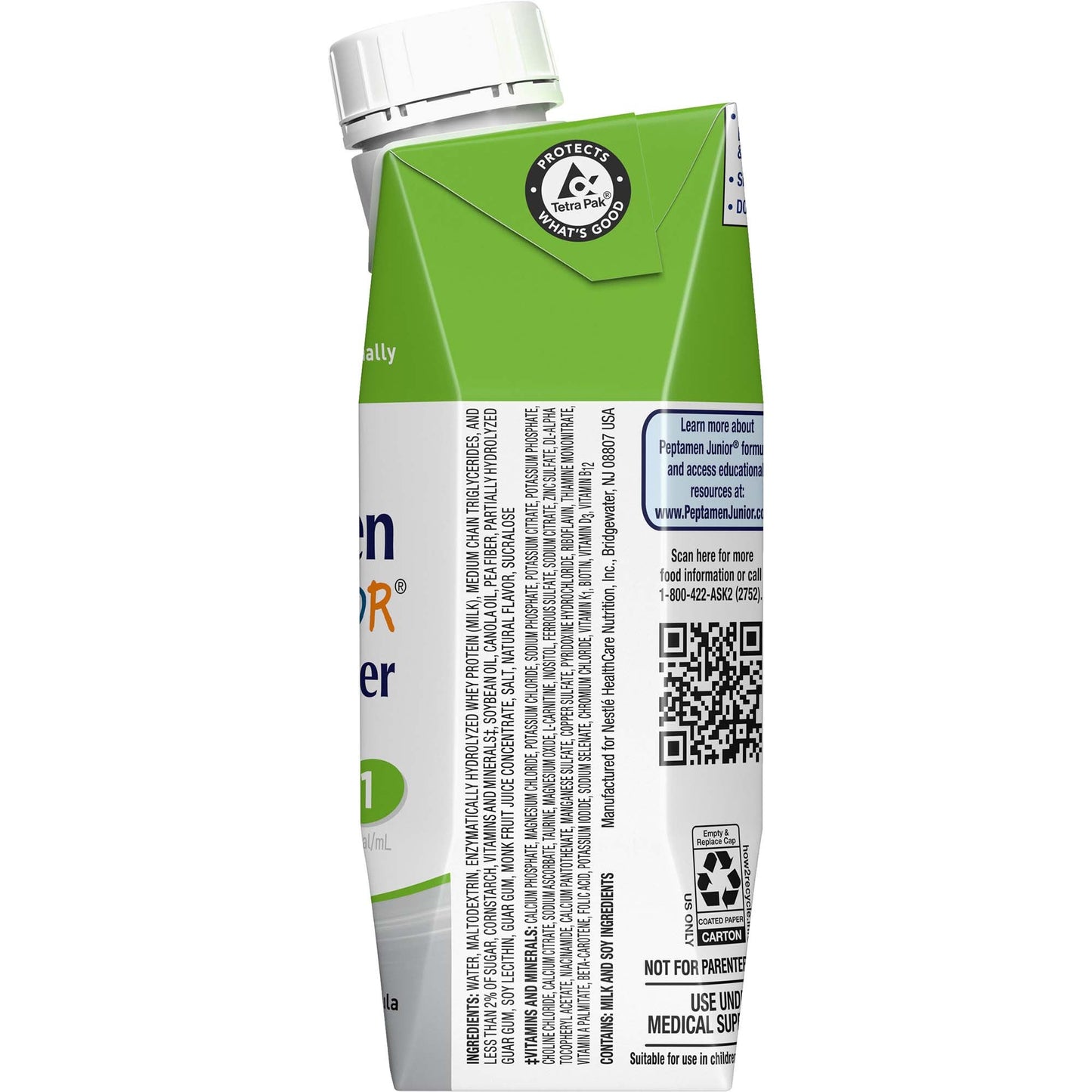 PEPTAMEN JR, W/FIBER VAN 250ML(24/CS)