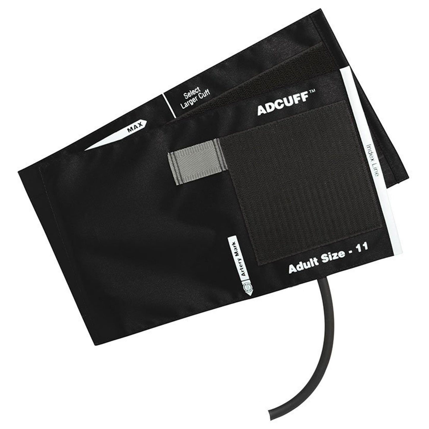CUFF, W/BLADDER 1TU ADLT BLK