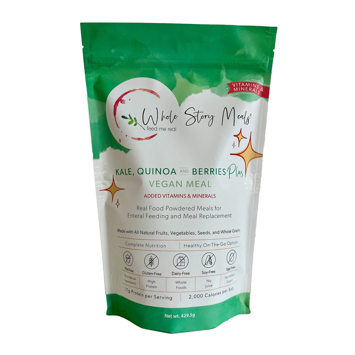 FOOD, POWDERED KALE/QUINOA/BERRIES + (30/CS)
