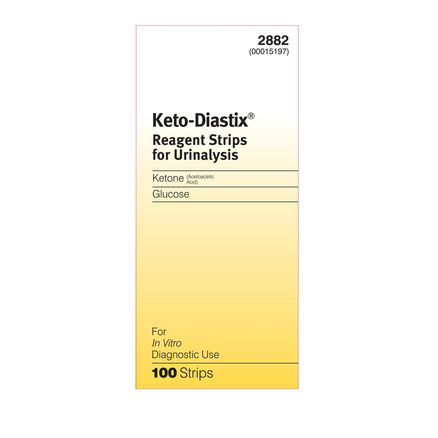 URINE TEST STRIP, KETO-DIASTIX100'S